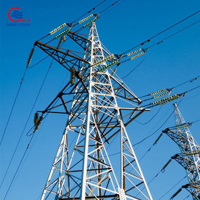 Tháp truyền tải cột điện dạng lưới Thép góc 35kV 0,85 KN / Sqm