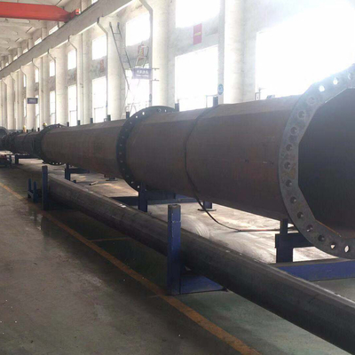 Cực điện cao thế mạ kẽm 110kv Hình lục giác 9m Tiện ích