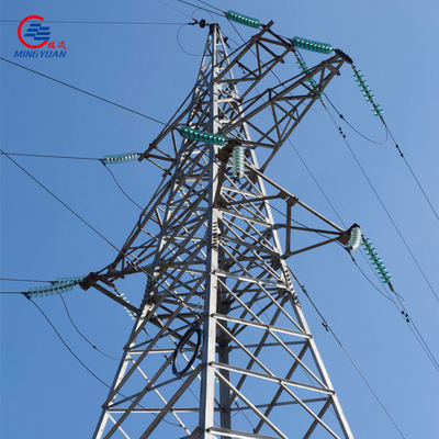 Tháp điện cao thế mạ kẽm Q355b Đường dây truyền tải 220kv