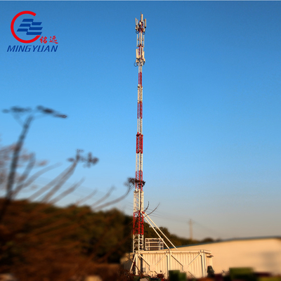 Tháp di động tự hỗ trợ hình tam giác mạ kẽm 30m 45m 60m Q355B Ăng-ten truyền dẫn GSM