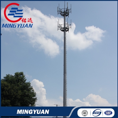 Tháp di động tự hỗ trợ hình tam giác mạ kẽm 30m 45m 60m Q355B Ăng-ten truyền dẫn GSM