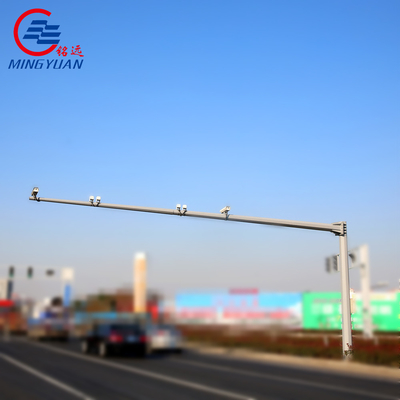 Camera gắn camera quan sát cực thép mạ kẽm Giám sát an ninh tiện ích hình bát giác kim loại