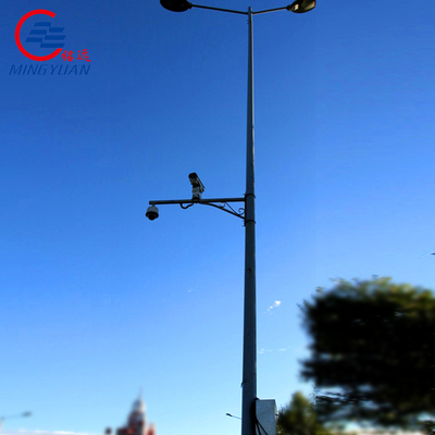 Camera gắn camera quan sát cực thép mạ kẽm Giám sát an ninh tiện ích hình bát giác kim loại