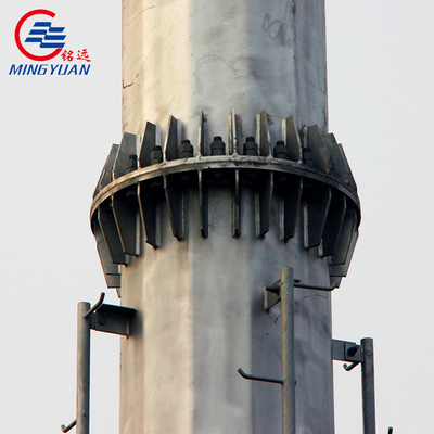 Tháp ống galvanized đắm nóng cho truyền thông và truyền