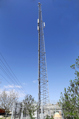 Điện thoại di động 100 Tháp tự hỗ trợ Wifi GSM Telecom Mast Antenna