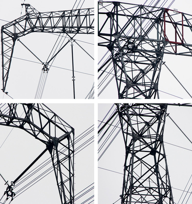 Tháp mạch đôi điện áp cao 66 Kv Voltage