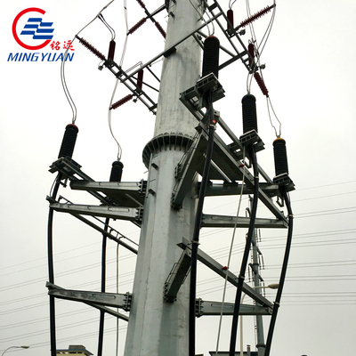 Tháp truyền tải điện thép tám góc tự hỗ trợ