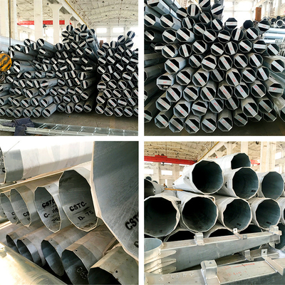 Tháp truyền tải điện thép tám góc tự hỗ trợ